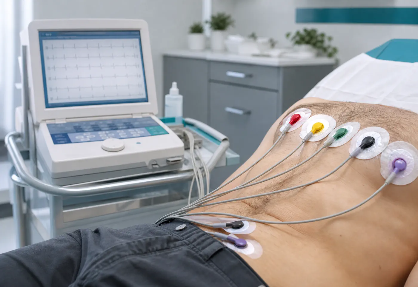 Equipo de electrocardiograma